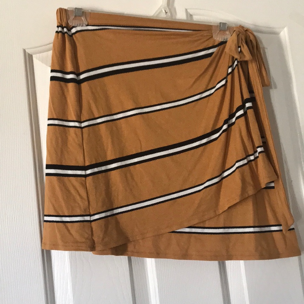 Brass plum Nordstrom’s wrap skirt